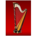 Horngacher Empire pedal harp