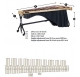 Vancore CCM 4012 honduraszi rózsafa marimba - 5 oktáv