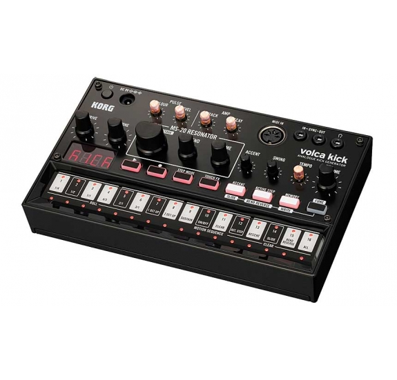 KORG VOLCA Kick analóg lábdob szintetizátor - adapterrel