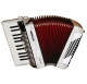 Hohner Bravo II 48 Red Facelift harmonika