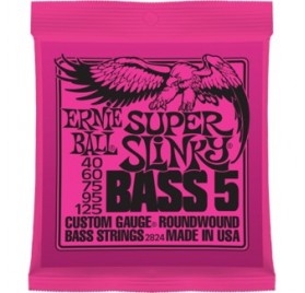 Ernie Ball Nickel Wound Bass Super Slinky 40-125 basszusgitár húrkészlet