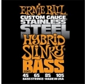 Ernie Ball Stainless Steel Hybrid Slinky 4/45-105 basszusgitár húrkészlet