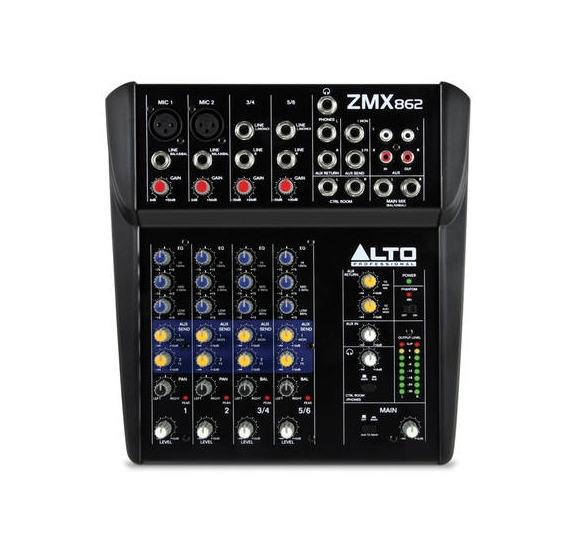 Alto Professional ZMX862 6 csatornás analóg keverőpult
