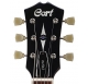 Cort Co-CR250-TBK electric guitar - Transparent Black