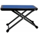 Gewa foot rest - adjustable height/4position - blue