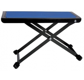 Gewa foot rest - adjustable height/4position - blue