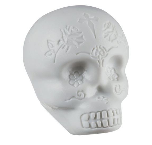 LATIN PERCUSSION SHAKER - SUGAR SKULL WHITE