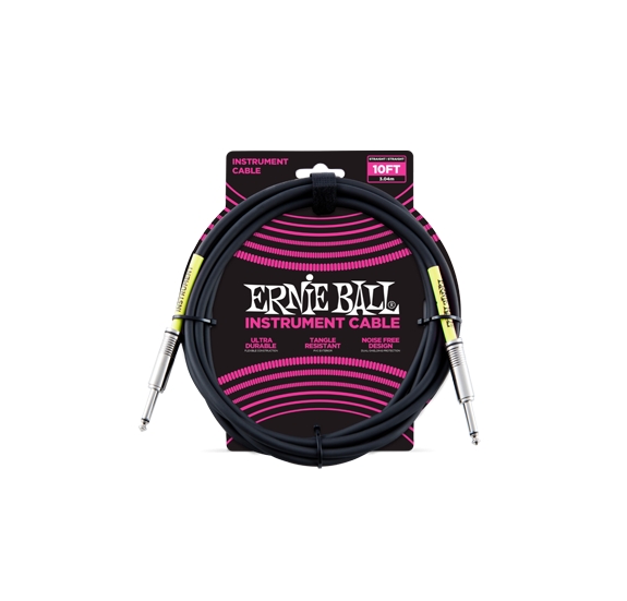 ERNIE BALL PVC HANGSZERKÁBEL 3M EGYENES