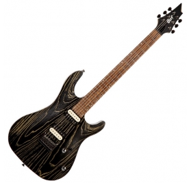 Cort Co-KX300-Etched-EBG electric guitar, black-gold