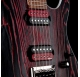 Cort Co-KX300-Etched-EBR electric guitar, red-black