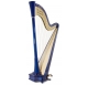 Camac The Blue 47 electroacoustic pedal harp