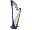 Camac The Blue 47 electroacoustic pedal harp