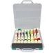 Percussion Plus Set of 8 coloured hand chimes with case