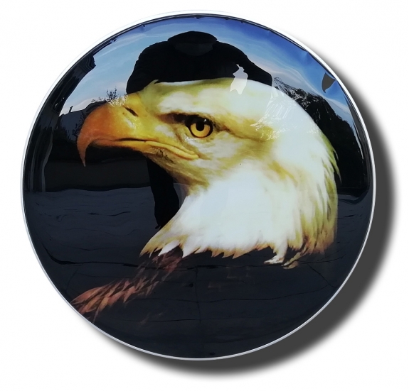 Eagle bass drum head