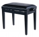 Soundsation SBH-100P-BK - Adjustable glossy finish piano bench