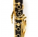 L.A.Ripamonti 312RRGOLD-RIPA A clarinet, Gold Plated, Boehm, lever - grenadilla