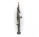 L.A.Ripamonti 5010VFRB soprano saxophone - Black/Silver