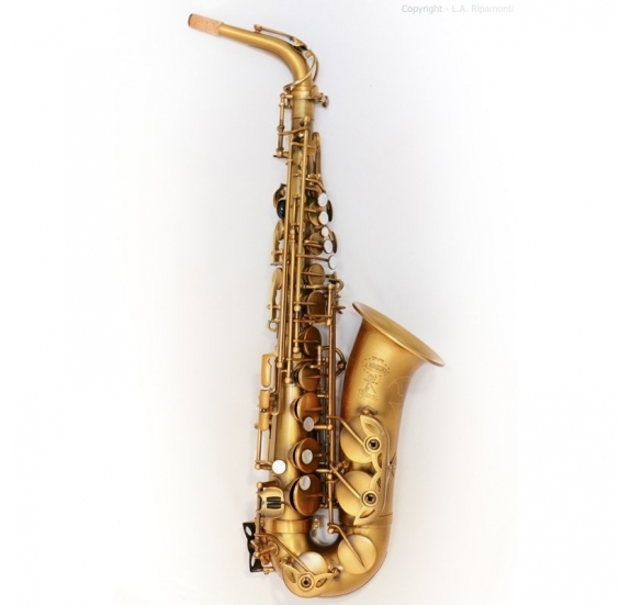 L.A.Ripamonti 5030VFR-VI contralto saxophone - Satined Dark Vintage