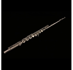 L.A.Ripamonti FL3010SE C flute - Silver plated, oopen holes