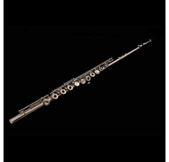 L.A.Ripamonti FL3010SE C flute - Silver plated, oopen holes