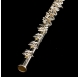 L.A.Ripamonti R1000SOIB C flute - Solid silver body, open holes