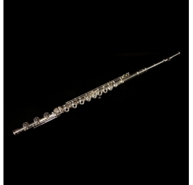 L.A.Ripamonti R1200SOIB flute - Solid silver body, open holes