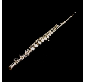 L.A.Ripamonti R710SE flute - Silver plated body, closed holes