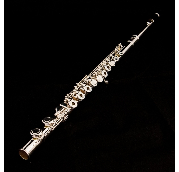 L.A.Ripamonti R801SEO transverse C flute - Silver busing, open holes