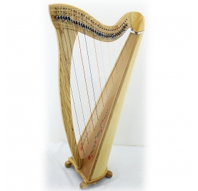 Lauren natural ashwood 34 String Celtic Harp