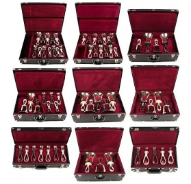 Malmark öt oktávos handbell szett (C3-C8) - 61db