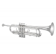 Jupiter JTR-1100SQ silver-plated Bb trumpet