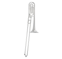 Jupiter JTB-1100FSQ Bb/F trombone