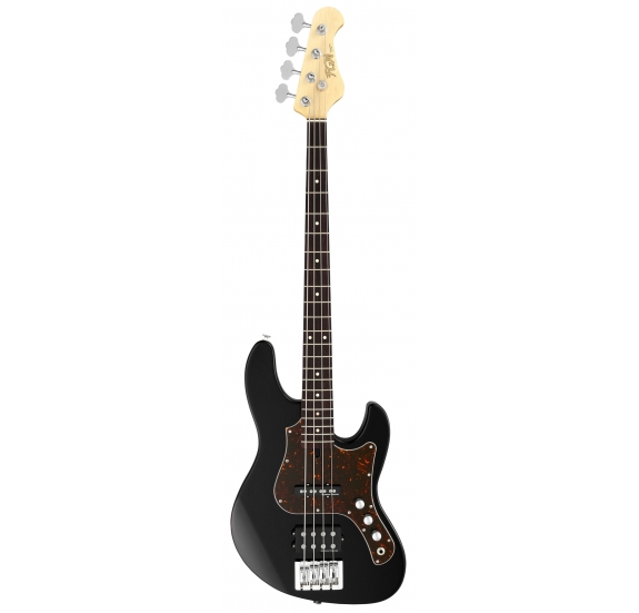 FGN Bass Guitar, J-Standard Mighty Jazz Black, Bag