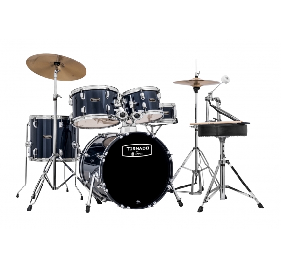 MAPEX Drumset, Tornado, Fusion, Royal Blue