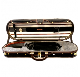 Musafia Aeternum violin case, eliptcal shape