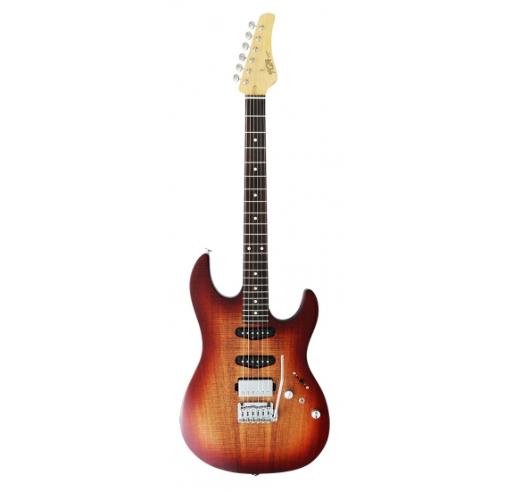 FGN J-Standard Odyssey DU Koa Natural Burst  elektromos gitár