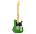 FGN Electric Guitar, Boundary Iliad, SS, Hyla Green Metallic, Bag