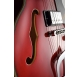 HAGSTROM Electric Guitar, Alvar, Wild Cherry Transparent