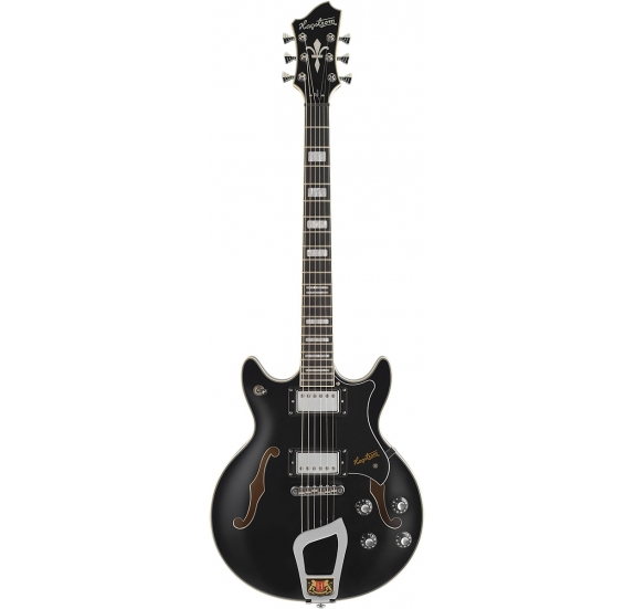 HAGSTROM Electric Guitar, Alvar, Black