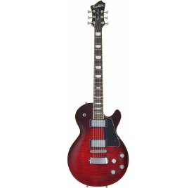 HAGSTROM Electric Guitar, Super Swede, Crimson Flame