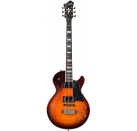 HAGSTROM Electric Guitar, Super Swede LTD, Tiger Burst