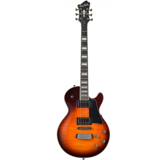 HAGSTROM Electric Guitar, Super Swede LTD, Tiger Burst