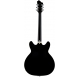 HAGSTROM E-gitár, Tremar Viking Deluxe, Black Gloss