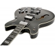 HAGSTROM E-gitár, Tremar Viking Deluxe, Black Gloss