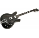 HAGSTROM E-gitár, Tremar Viking Deluxe, Black Gloss