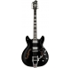 HAGSTROM E-gitár, Tremar Viking Deluxe, Black Gloss