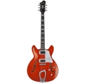 HAGSTROM Electric Guitar, Super Viking, Mandarin Flame