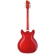 HAGSTROM Electric Guitar, Super Viking , Wild Cherry Transparent Flame