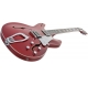 HAGSTROM Electric Guitar, Super Viking , Wild Cherry Transparent Flame