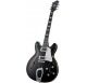 HAGSTROM Electric Guitar, Super Viking, Black Gloss